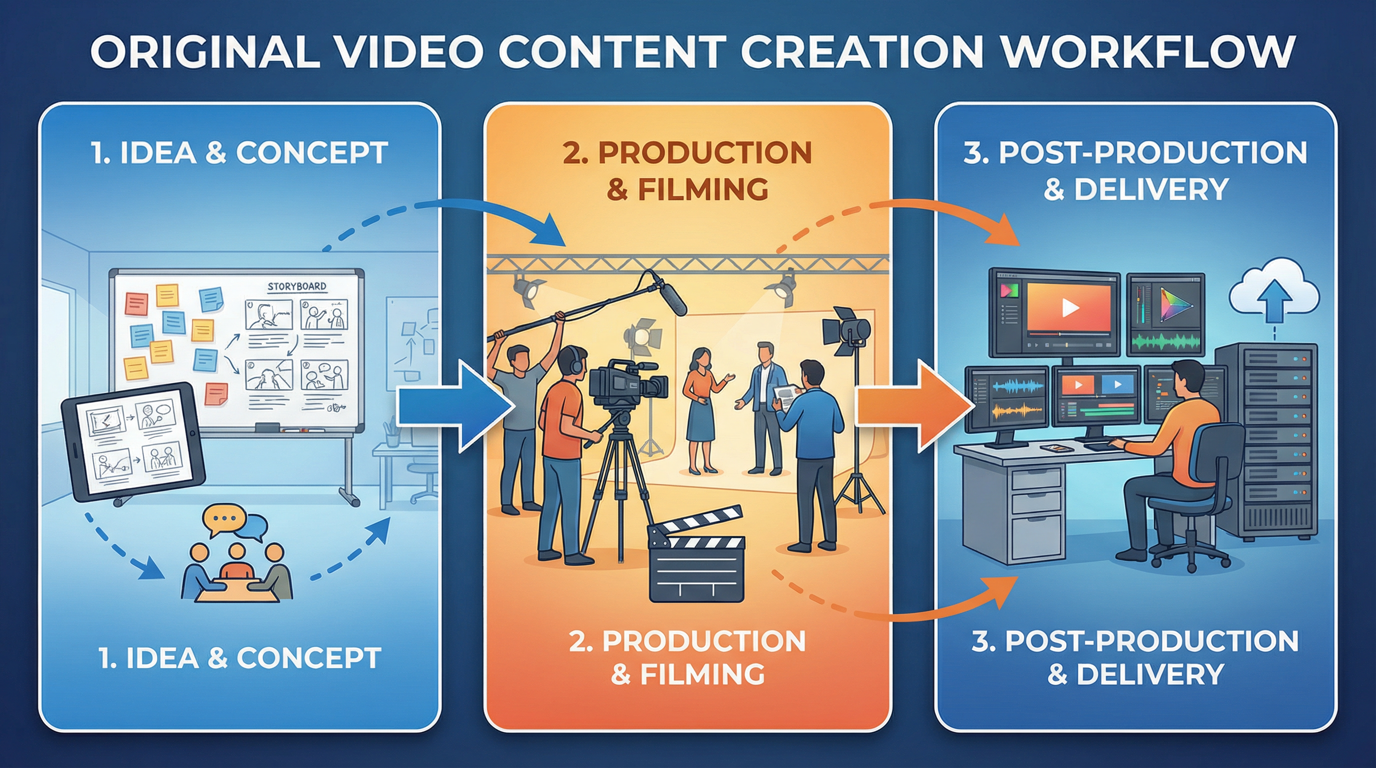 原创视频创作流程